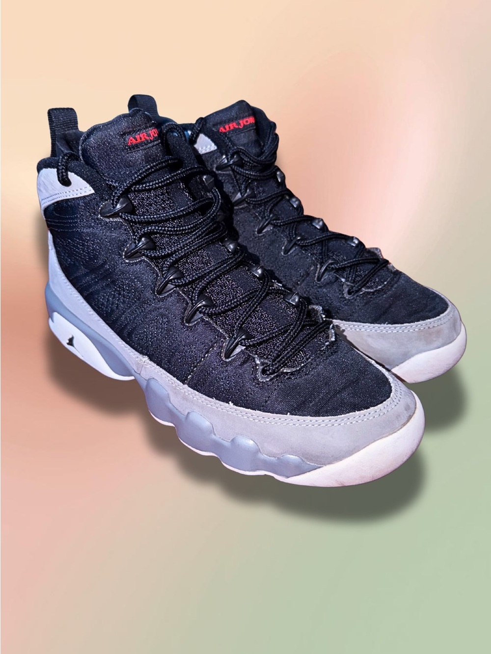 Air Jordan 9 Retro Particle Grey GS 6Y Women’s 7.5 302359-060